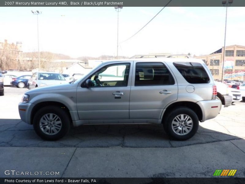 Black / Black/Light Parchment 2007 Mercury Mariner Luxury 4WD