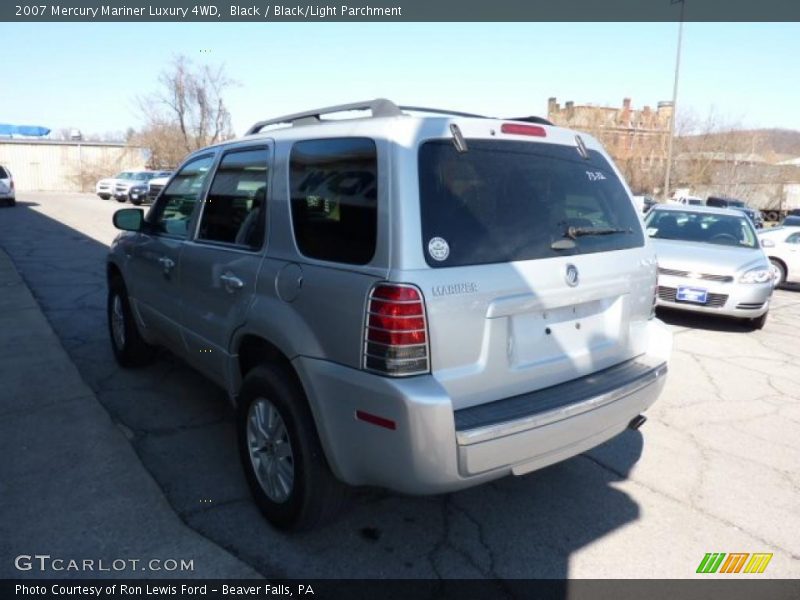 Black / Black/Light Parchment 2007 Mercury Mariner Luxury 4WD