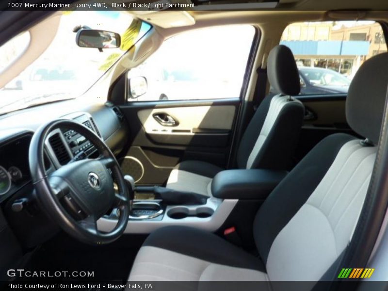 Black / Black/Light Parchment 2007 Mercury Mariner Luxury 4WD