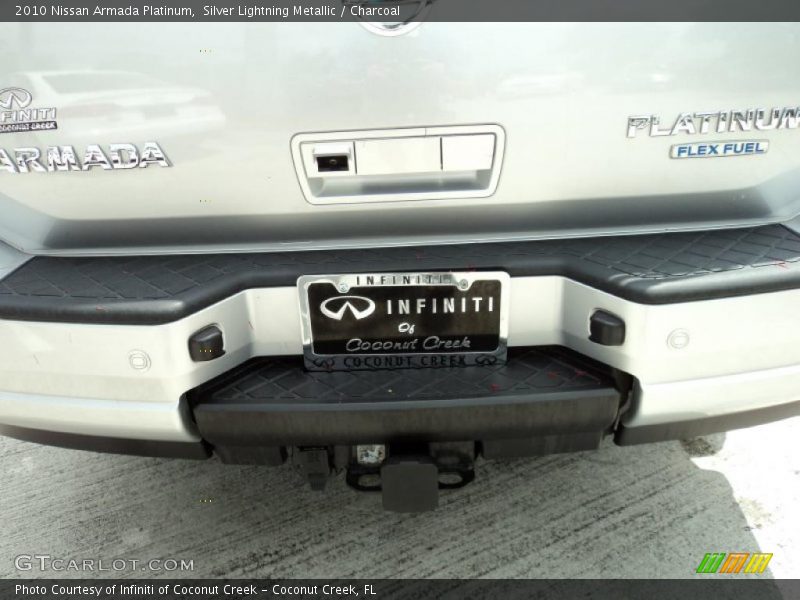 Silver Lightning Metallic / Charcoal 2010 Nissan Armada Platinum