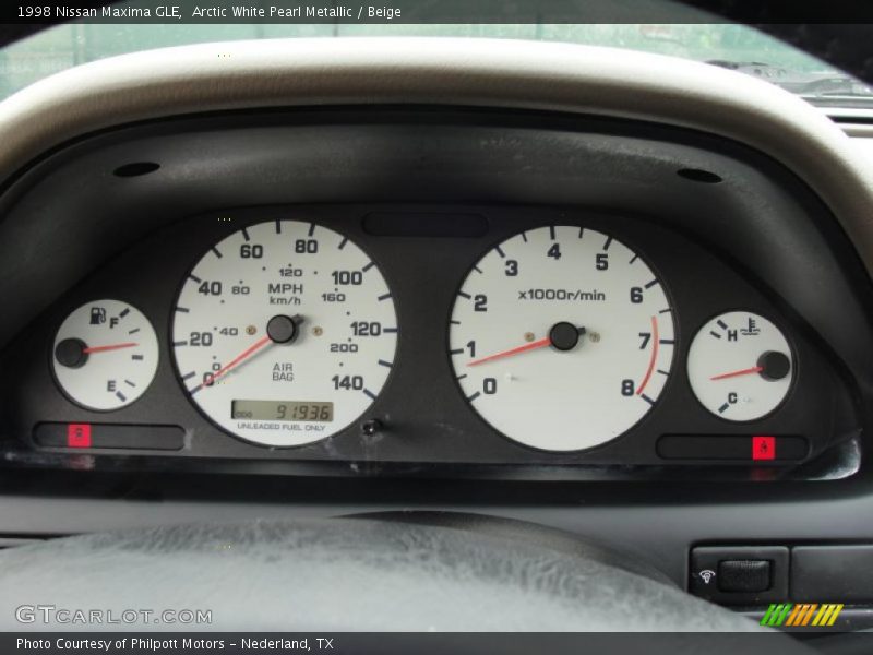  1998 Maxima GLE GLE Gauges