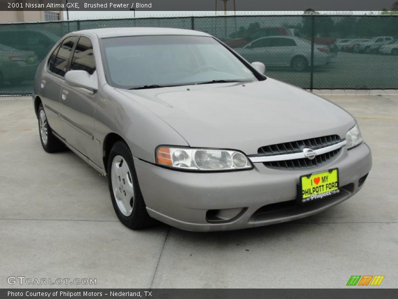 Brushed Pewter / Blond 2001 Nissan Altima GXE