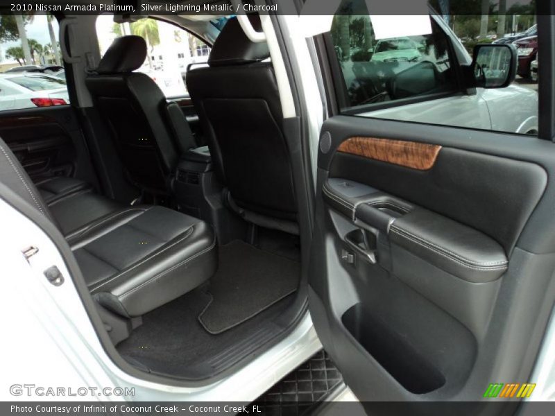 Silver Lightning Metallic / Charcoal 2010 Nissan Armada Platinum