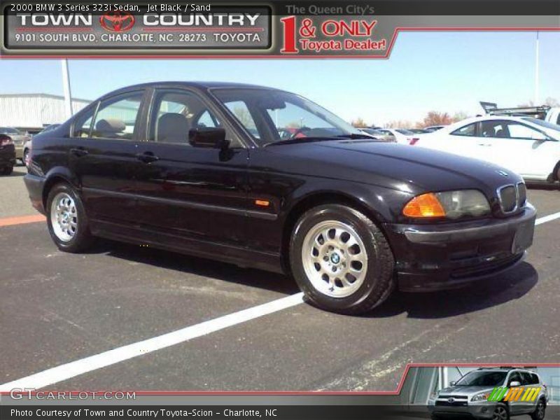 Jet Black / Sand 2000 BMW 3 Series 323i Sedan