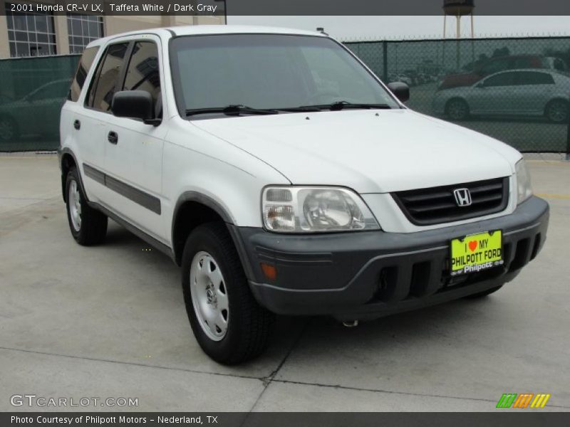 Taffeta White / Dark Gray 2001 Honda CR-V LX