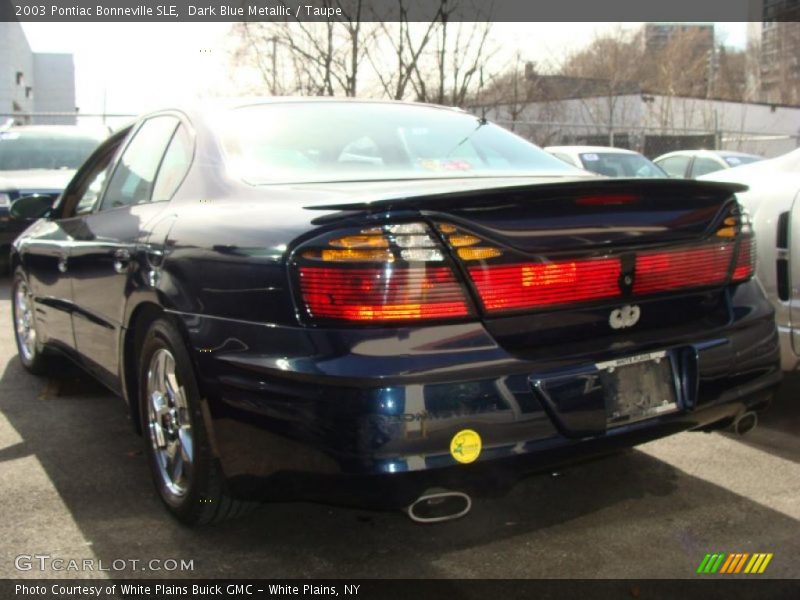 Dark Blue Metallic / Taupe 2003 Pontiac Bonneville SLE