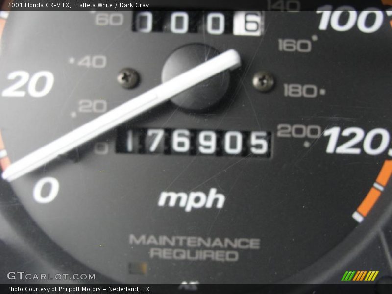 Taffeta White / Dark Gray 2001 Honda CR-V LX