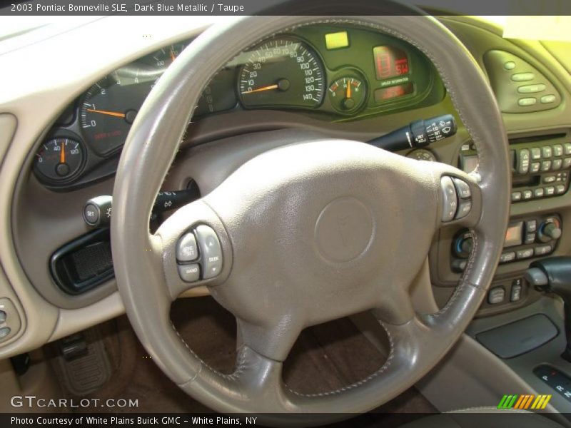 Dark Blue Metallic / Taupe 2003 Pontiac Bonneville SLE