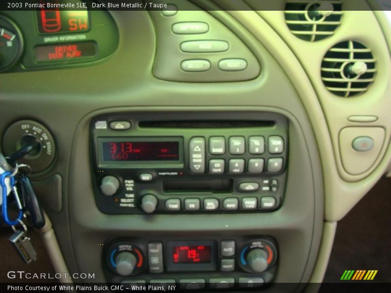 Dark Blue Metallic / Taupe 2003 Pontiac Bonneville SLE