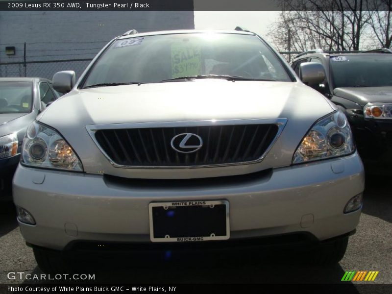 Tungsten Pearl / Black 2009 Lexus RX 350 AWD