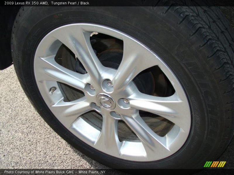 Tungsten Pearl / Black 2009 Lexus RX 350 AWD