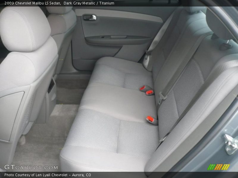 Dark Gray Metallic / Titanium 2009 Chevrolet Malibu LS Sedan