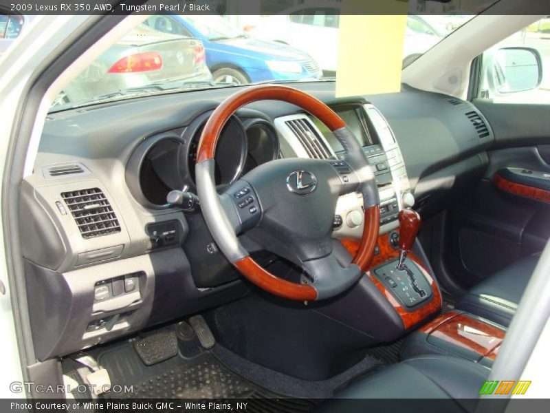 Tungsten Pearl / Black 2009 Lexus RX 350 AWD
