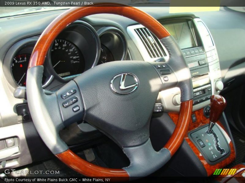 Tungsten Pearl / Black 2009 Lexus RX 350 AWD