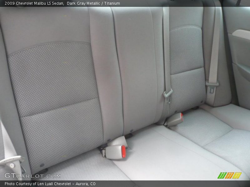 Dark Gray Metallic / Titanium 2009 Chevrolet Malibu LS Sedan
