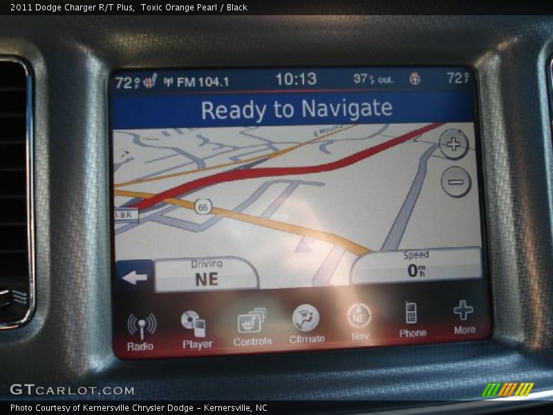 Navigation of 2011 Charger R/T Plus