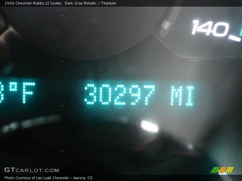 Dark Gray Metallic / Titanium 2009 Chevrolet Malibu LS Sedan