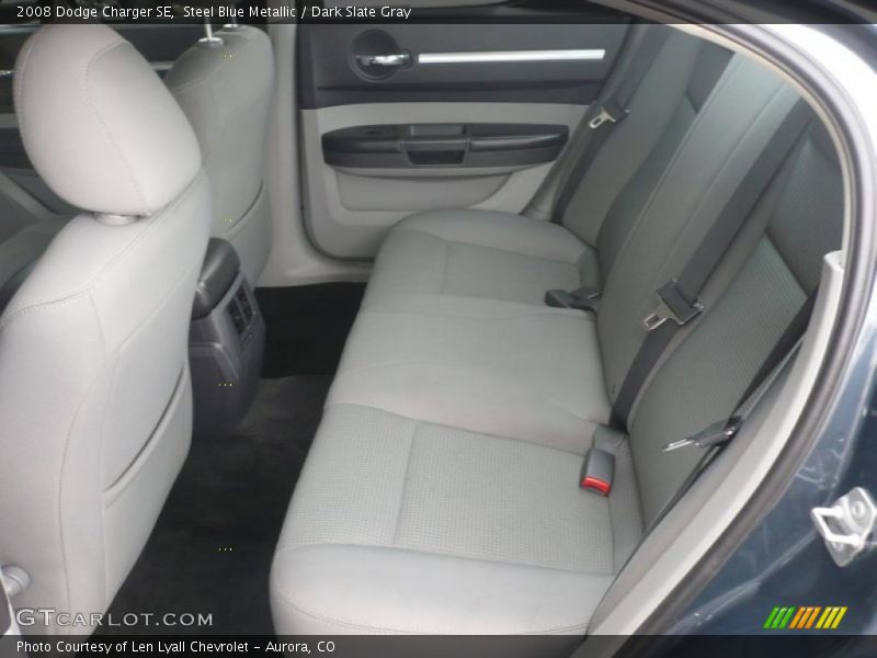 Steel Blue Metallic / Dark Slate Gray 2008 Dodge Charger SE