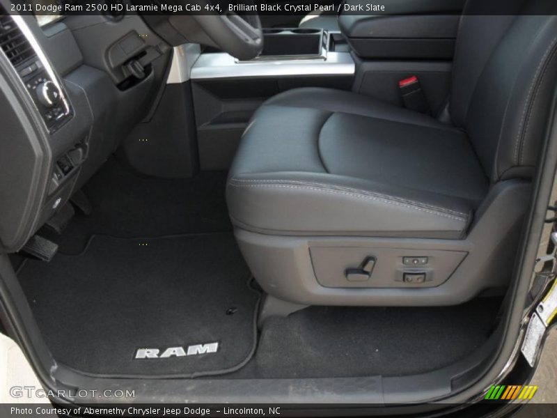  2011 Ram 2500 HD Laramie Mega Cab 4x4 Dark Slate Interior