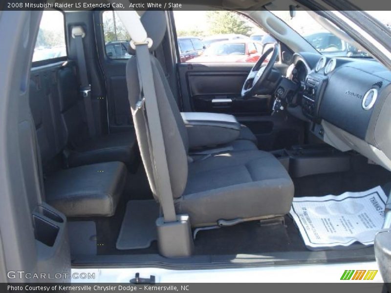 Arctic White / Slate 2008 Mitsubishi Raider LS Extended Cab