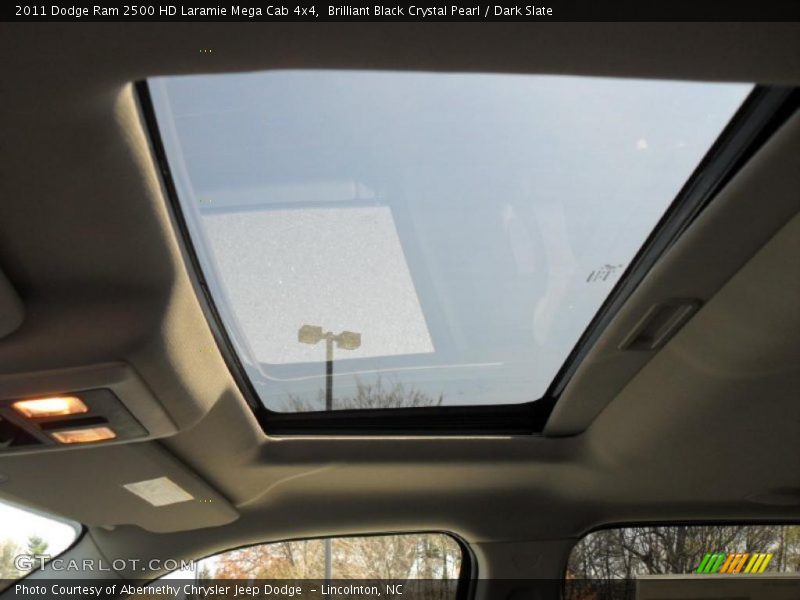 Brilliant Black Crystal Pearl / Dark Slate 2011 Dodge Ram 2500 HD Laramie Mega Cab 4x4