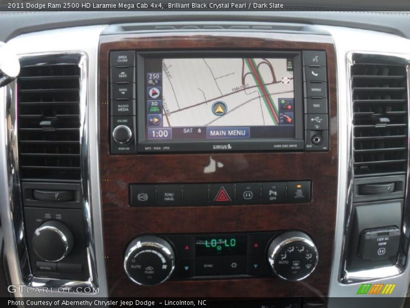 Controls of 2011 Ram 2500 HD Laramie Mega Cab 4x4