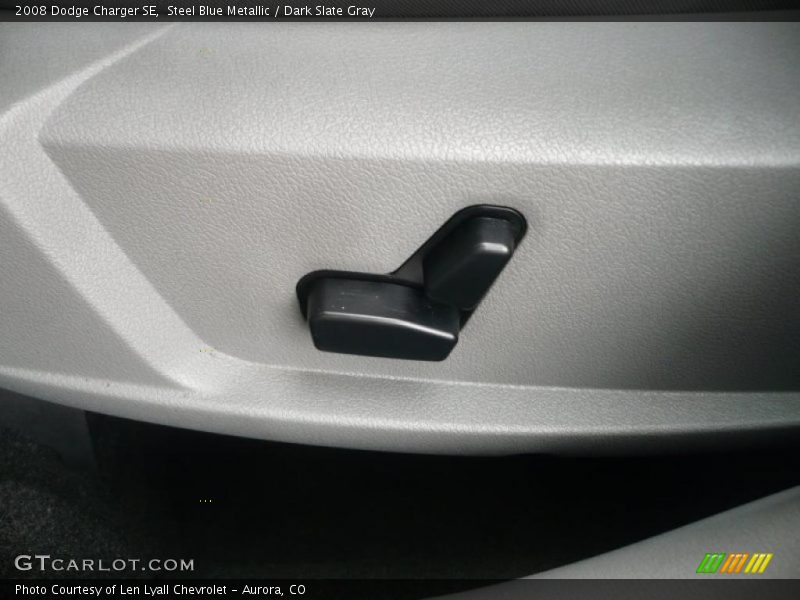 Steel Blue Metallic / Dark Slate Gray 2008 Dodge Charger SE