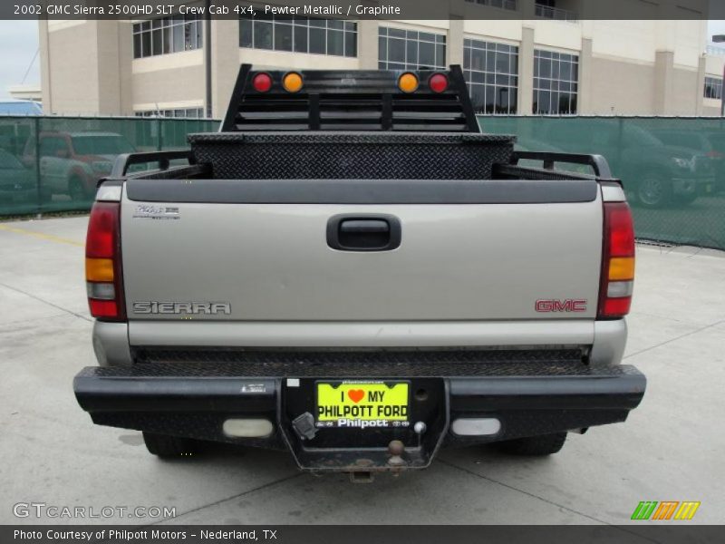 Pewter Metallic / Graphite 2002 GMC Sierra 2500HD SLT Crew Cab 4x4