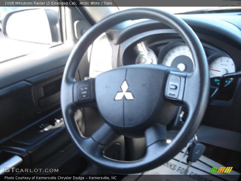 Arctic White / Slate 2008 Mitsubishi Raider LS Extended Cab