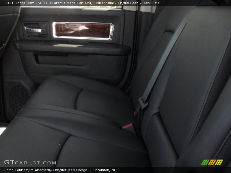 Brilliant Black Crystal Pearl / Dark Slate 2011 Dodge Ram 2500 HD Laramie Mega Cab 4x4