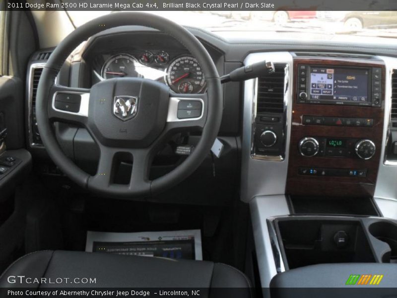 Dashboard of 2011 Ram 2500 HD Laramie Mega Cab 4x4