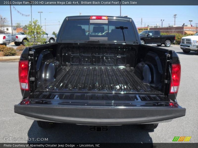 Brilliant Black Crystal Pearl / Dark Slate 2011 Dodge Ram 2500 HD Laramie Mega Cab 4x4