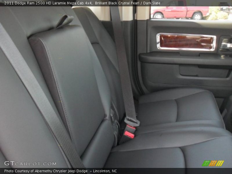 Brilliant Black Crystal Pearl / Dark Slate 2011 Dodge Ram 2500 HD Laramie Mega Cab 4x4