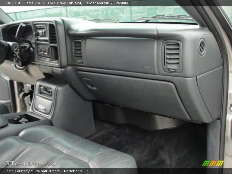 Pewter Metallic / Graphite 2002 GMC Sierra 2500HD SLT Crew Cab 4x4