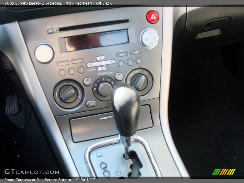 Ruby Red Pearl / Off Black 2009 Subaru Legacy 2.5i Sedan