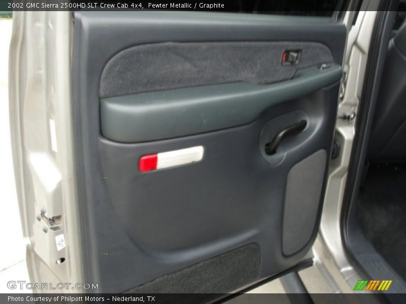 Pewter Metallic / Graphite 2002 GMC Sierra 2500HD SLT Crew Cab 4x4