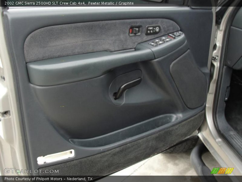Pewter Metallic / Graphite 2002 GMC Sierra 2500HD SLT Crew Cab 4x4