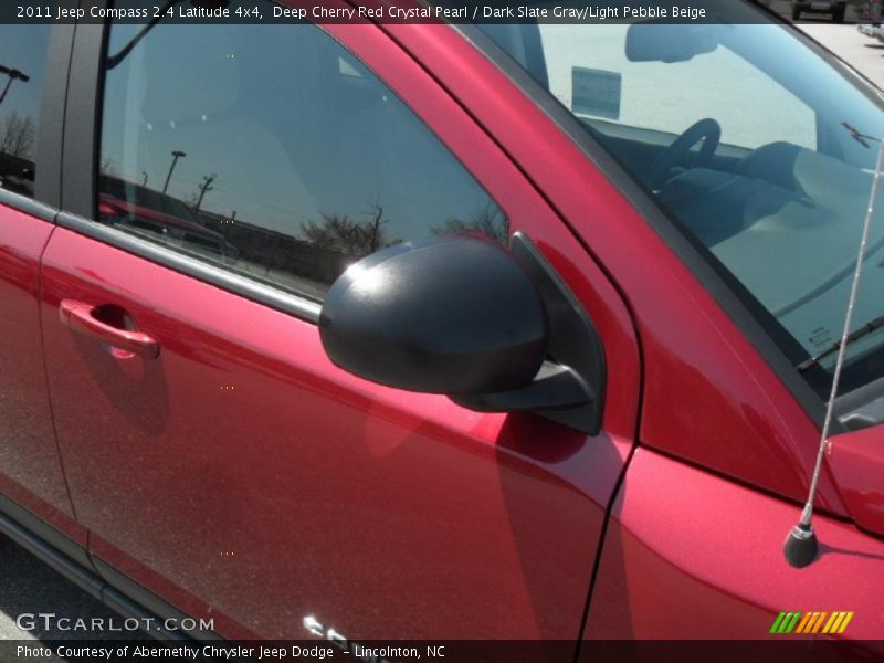 Deep Cherry Red Crystal Pearl / Dark Slate Gray/Light Pebble Beige 2011 Jeep Compass 2.4 Latitude 4x4