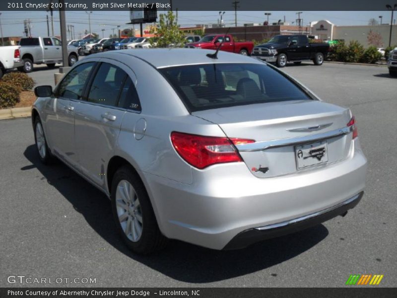 Bright Silver Metallic / Black 2011 Chrysler 200 Touring