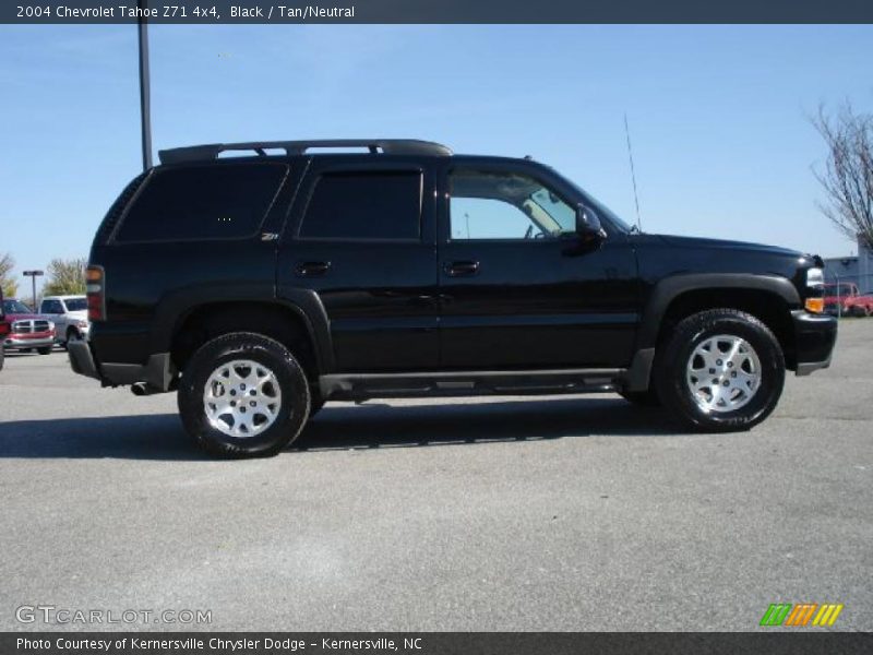 Black / Tan/Neutral 2004 Chevrolet Tahoe Z71 4x4