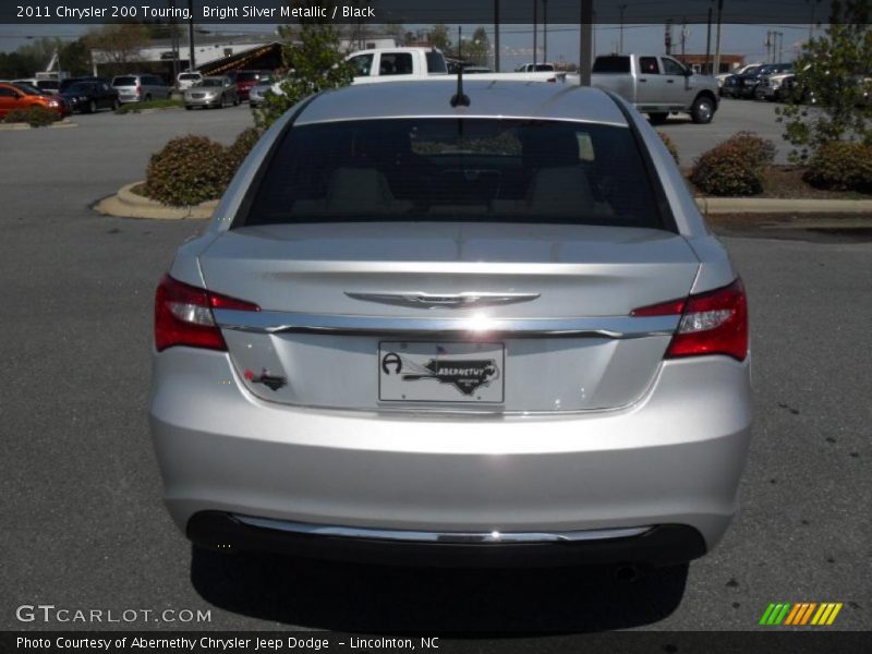 Bright Silver Metallic / Black 2011 Chrysler 200 Touring