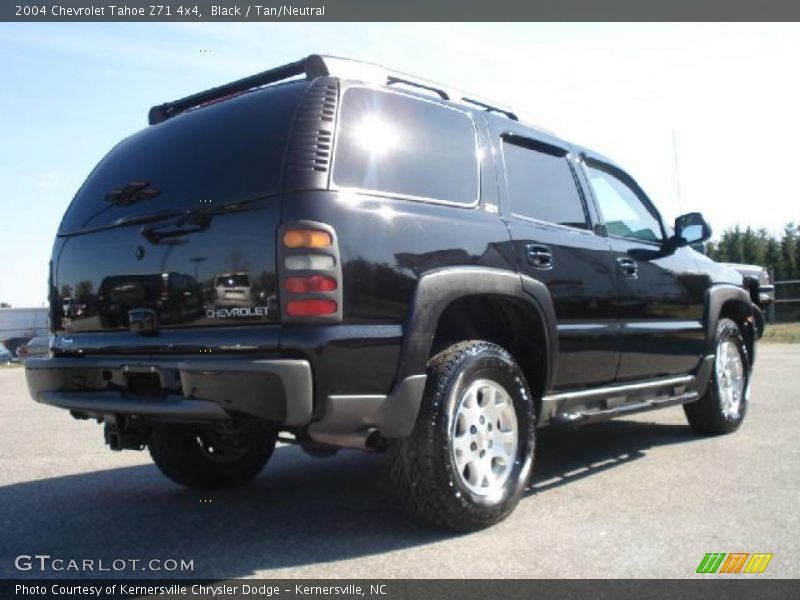 Black / Tan/Neutral 2004 Chevrolet Tahoe Z71 4x4