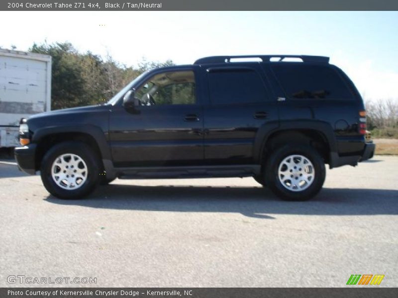 Black / Tan/Neutral 2004 Chevrolet Tahoe Z71 4x4