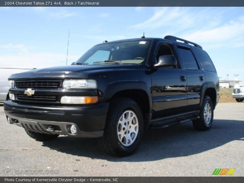 Black / Tan/Neutral 2004 Chevrolet Tahoe Z71 4x4