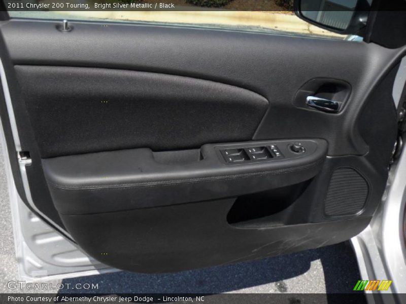Bright Silver Metallic / Black 2011 Chrysler 200 Touring