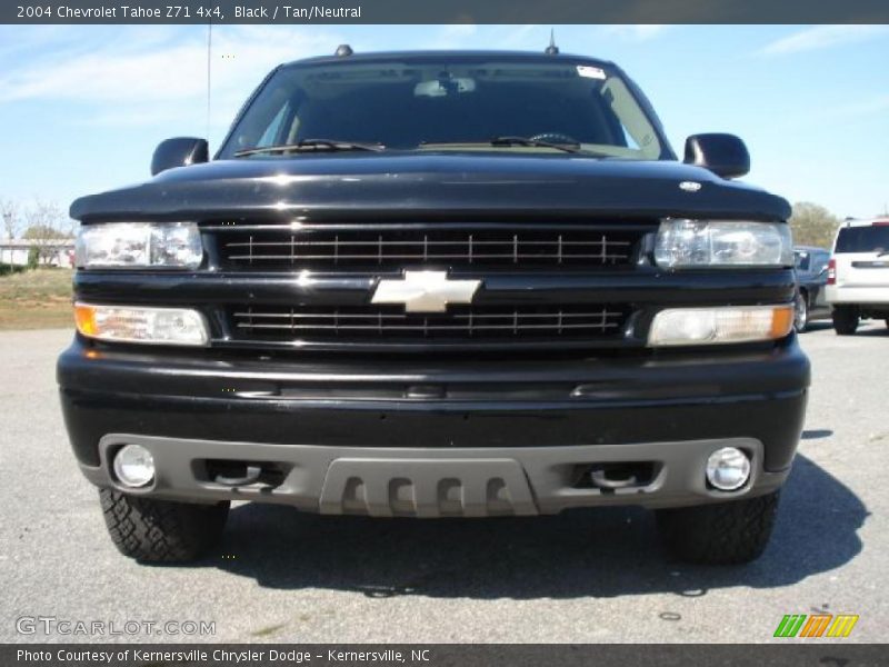 Black / Tan/Neutral 2004 Chevrolet Tahoe Z71 4x4