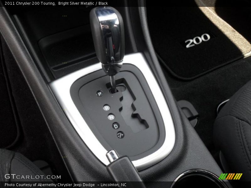 Bright Silver Metallic / Black 2011 Chrysler 200 Touring