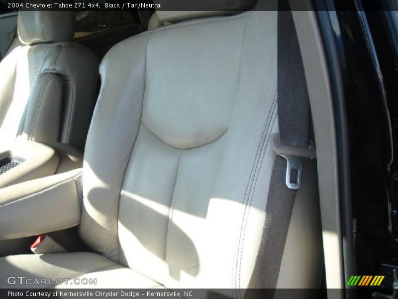 Black / Tan/Neutral 2004 Chevrolet Tahoe Z71 4x4