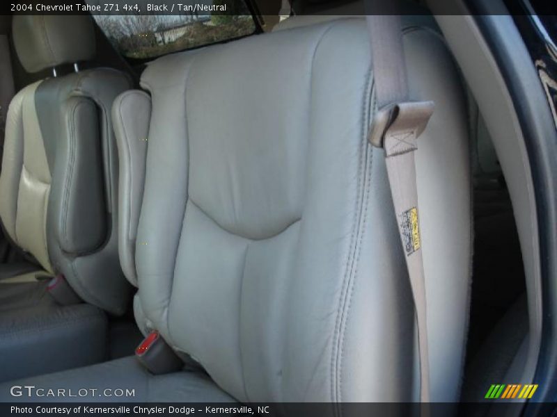Black / Tan/Neutral 2004 Chevrolet Tahoe Z71 4x4