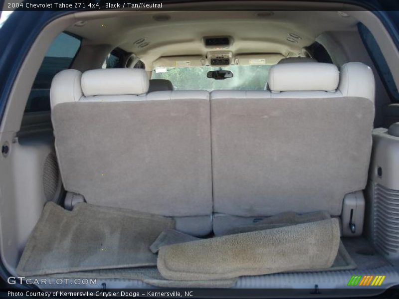 Black / Tan/Neutral 2004 Chevrolet Tahoe Z71 4x4